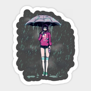 Only Happy When It Rains Sticker